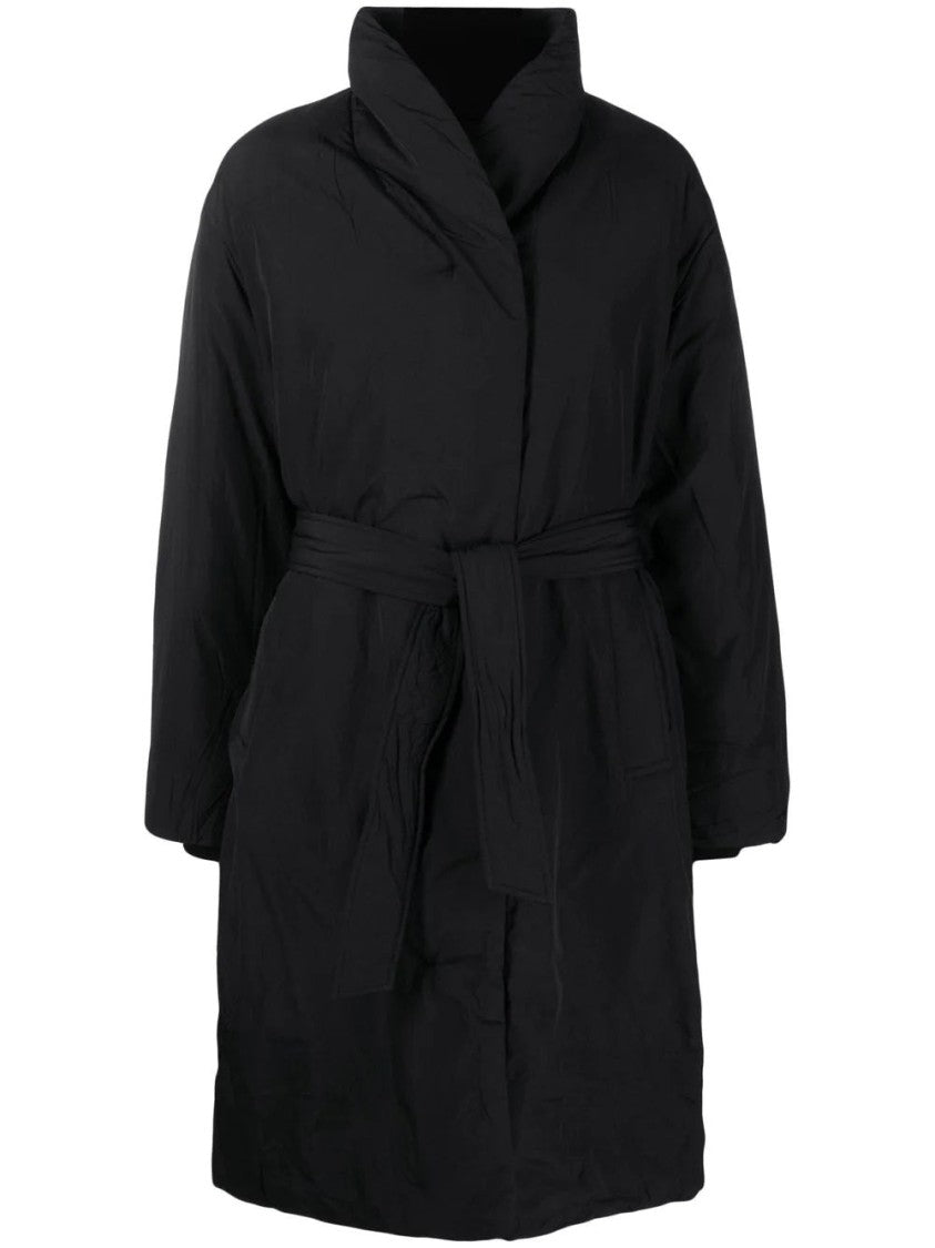 Calvin Klein Relaxed Silhouette Puffer Coat With Belted Waist