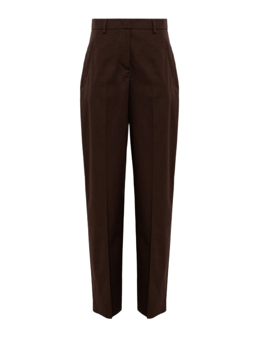 Blugirl Straight-Leg Trousers With Polished Finish