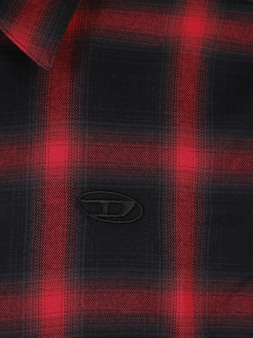 Diesel A18502.0Hgbt Cotton Blend Shirt