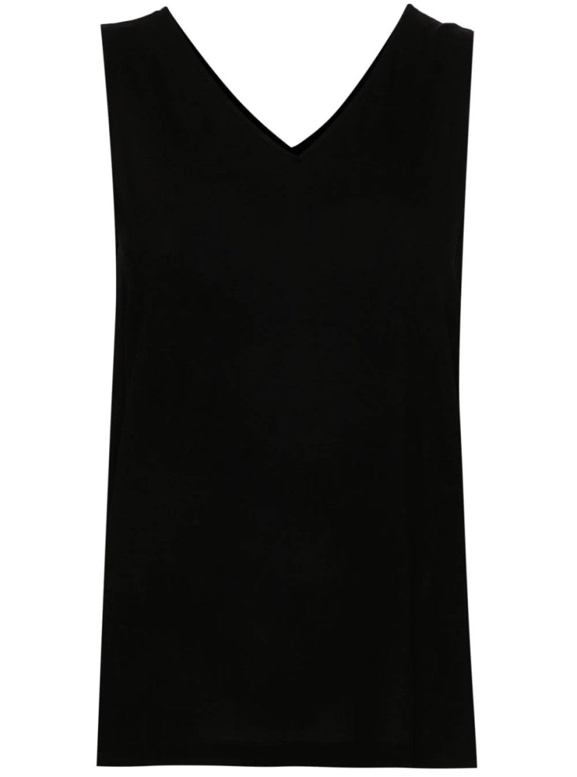 Fabiana Filippi Sleeveless V-Neck Top With Relaxed Fit