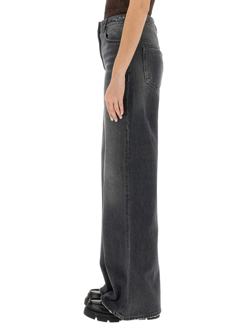 Givenchy Relaxed-Fit High-Waisted Wide-Leg Jeans