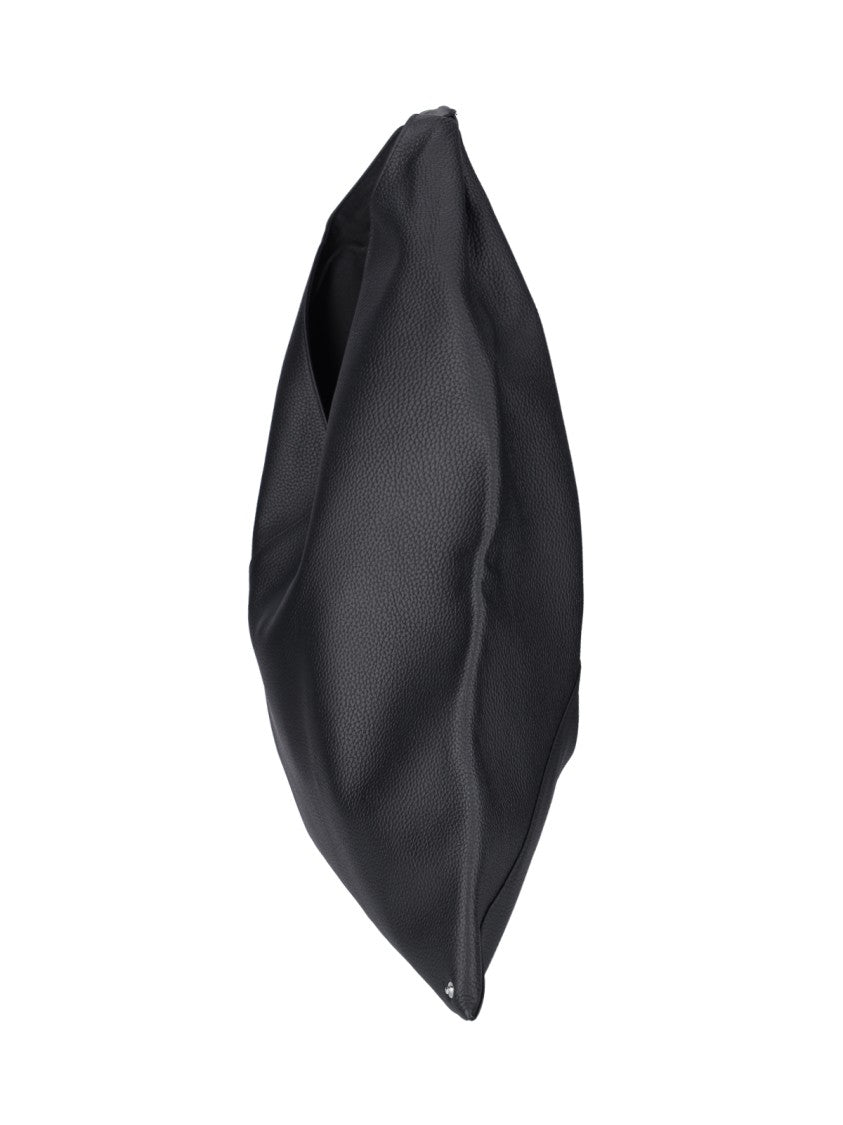 Mm6 By Maison Margiela "Japanese" Tote Bag, In Black Calfskin