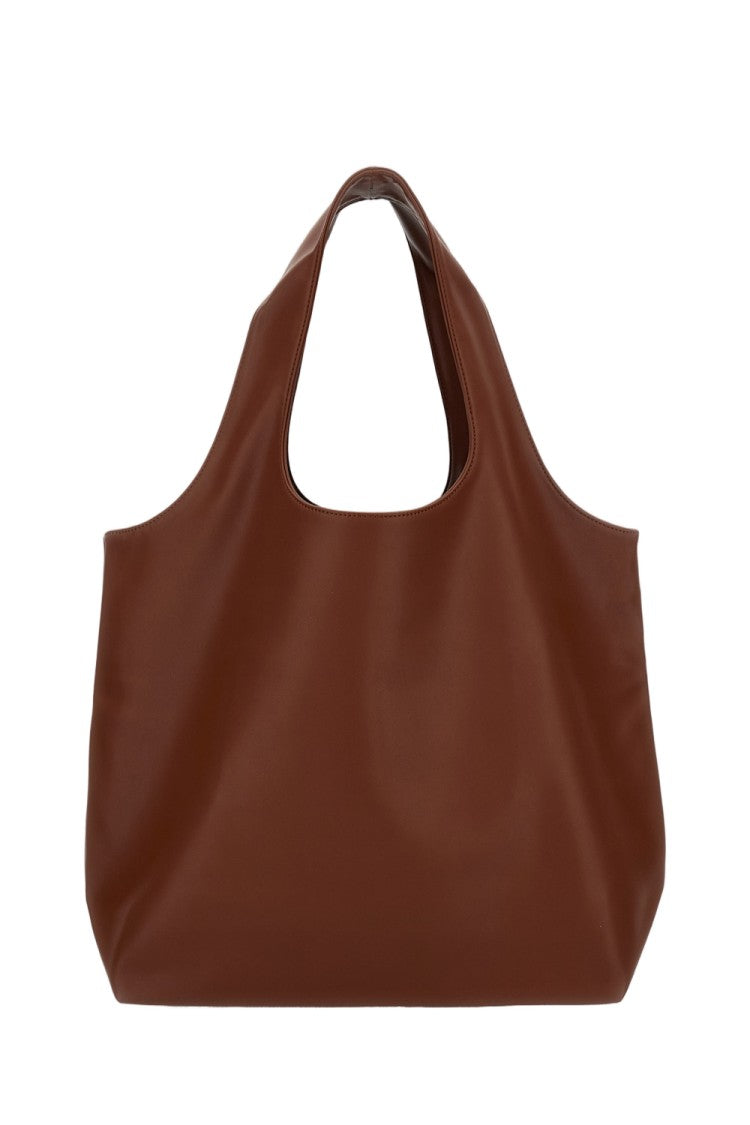 A.P.C. Structured Brown Handbag With Smooth Finish