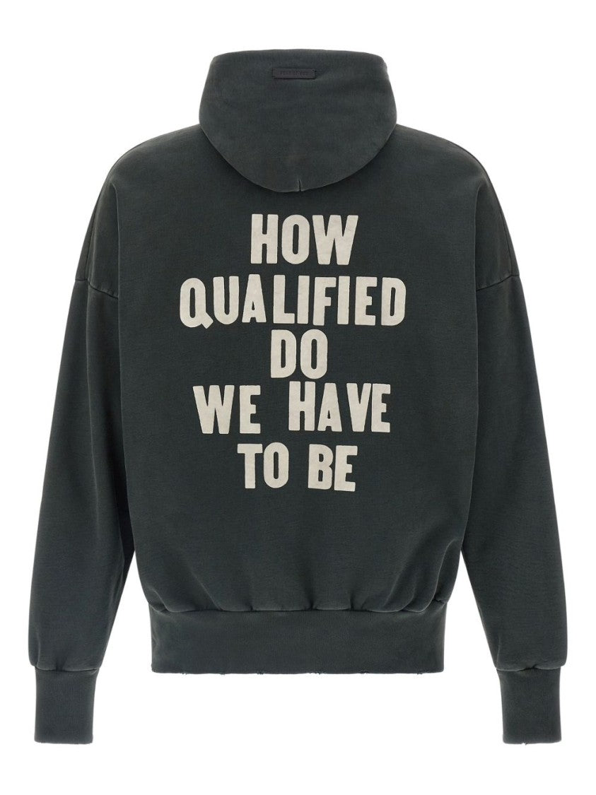 Fear Of God Relaxed Fit Black Hoodie