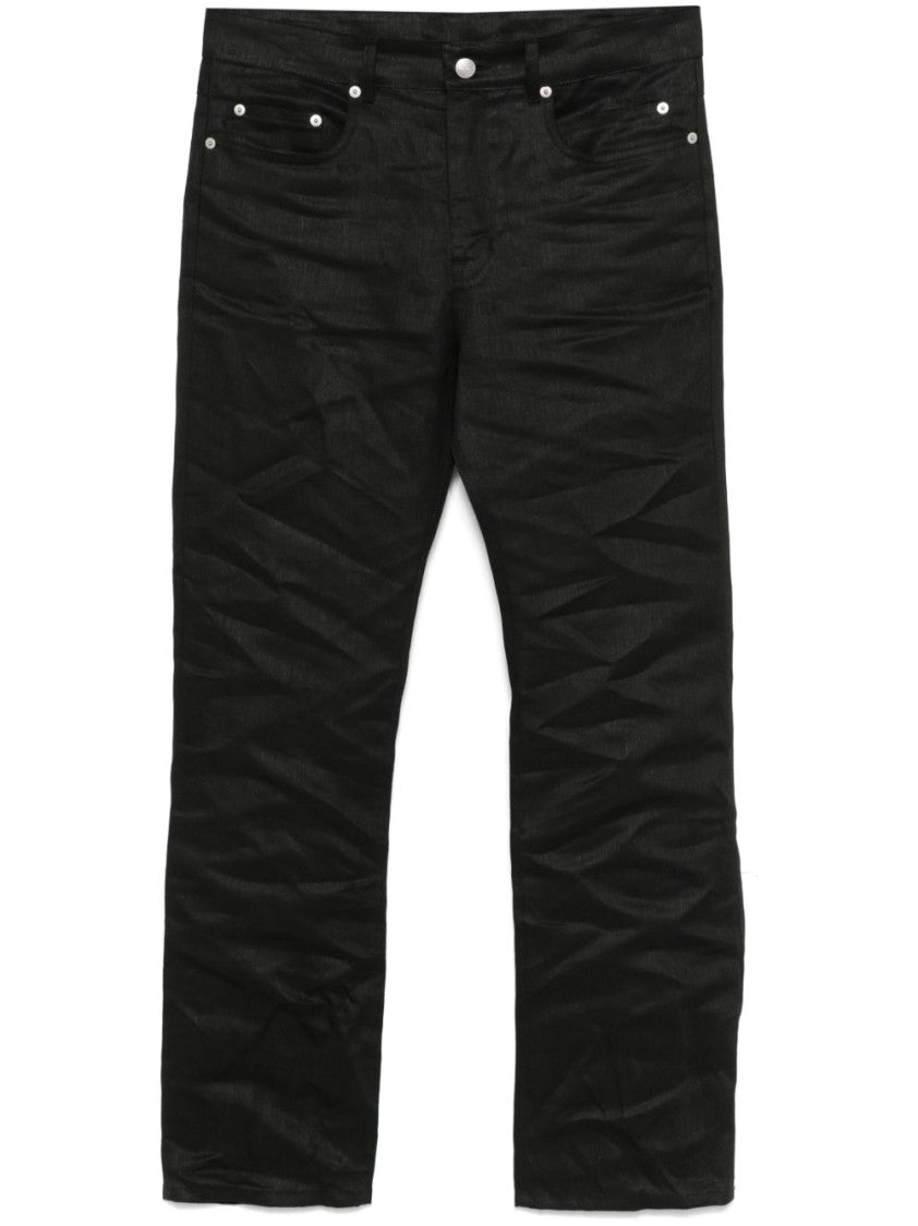 Rick Owens Black Jeans With Concealed Fly