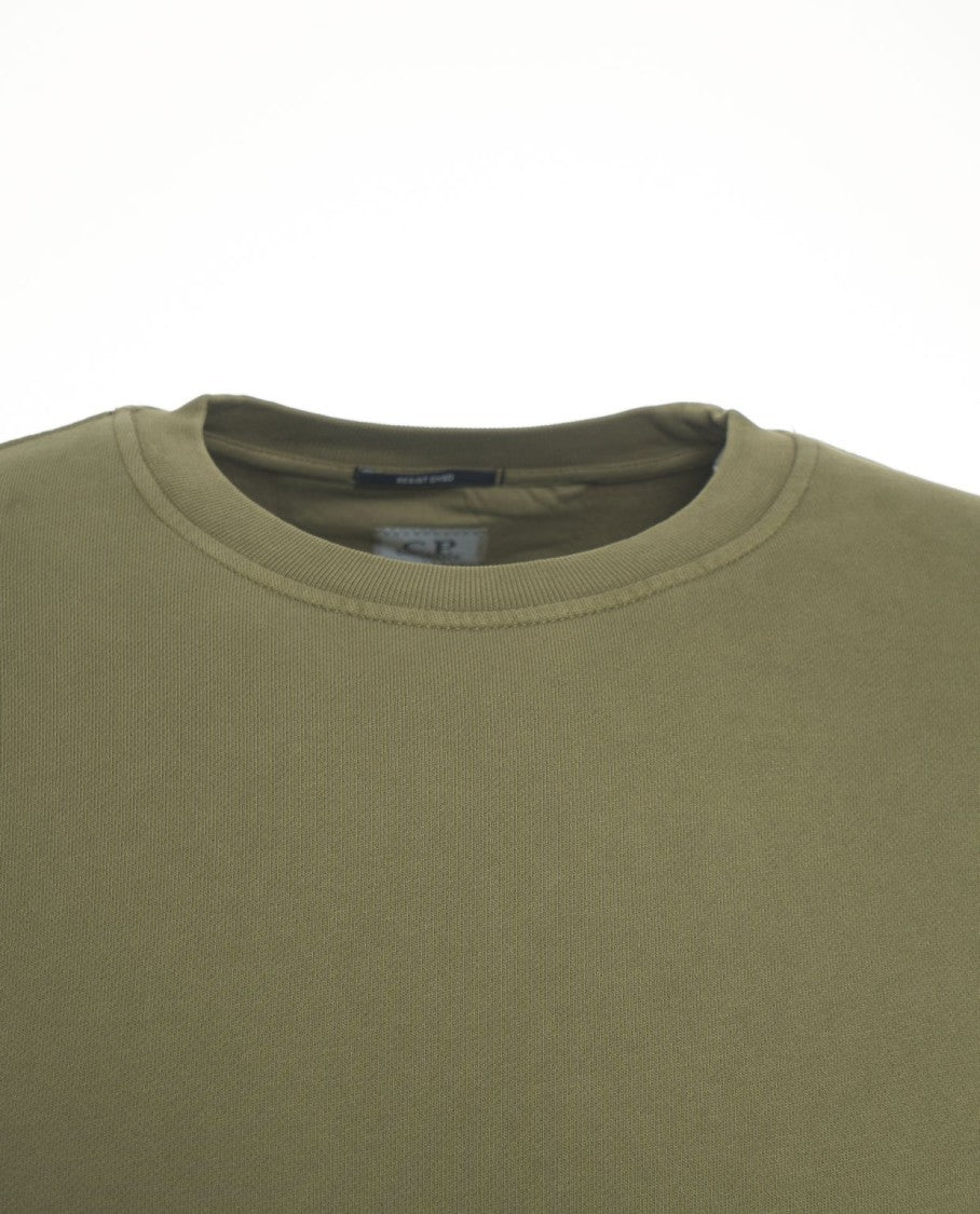 C.P. Company Olive Crew Neck Sweatshirt