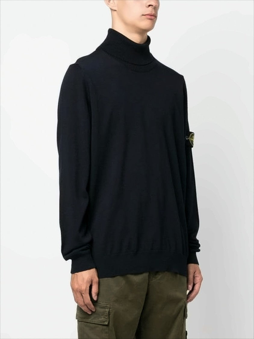 Stone Island Fine Knit Turtleneck Sweater