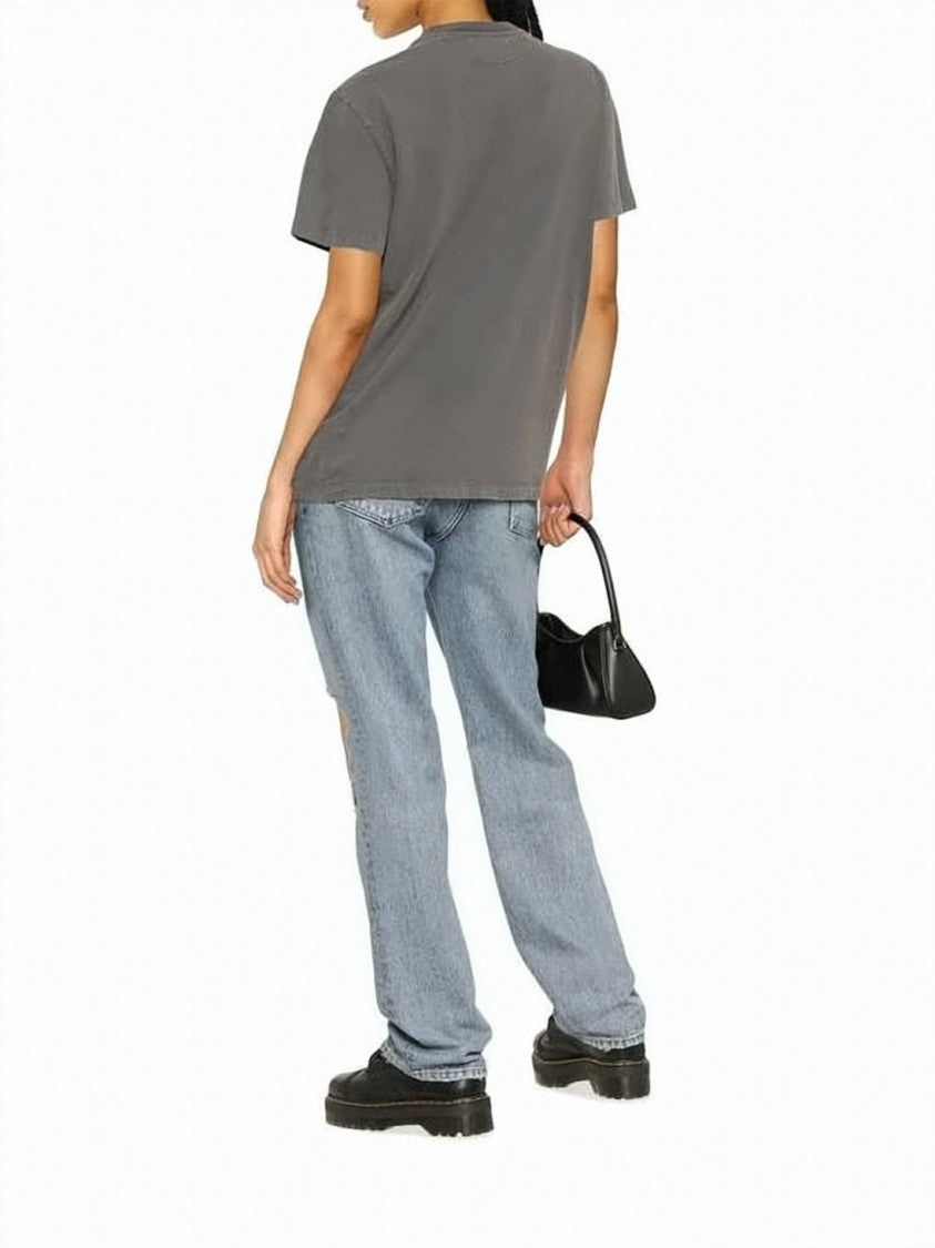Golden Goose Charcoal Grey Cotton T-Shirt