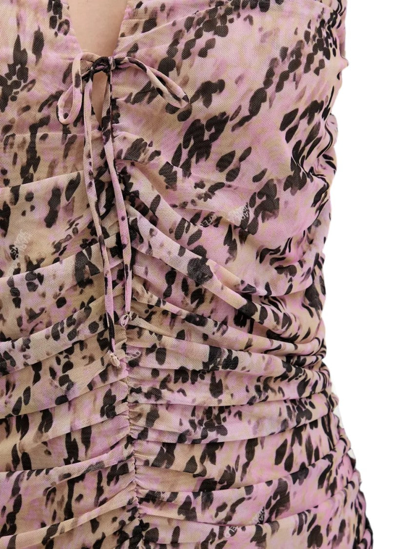 Karl Lagerfeld Fitted Mini Dress With Ruched Detailing