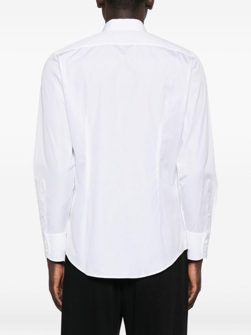 Dsquared2 White Pin-Collar Slim-Fit Dress Shirt