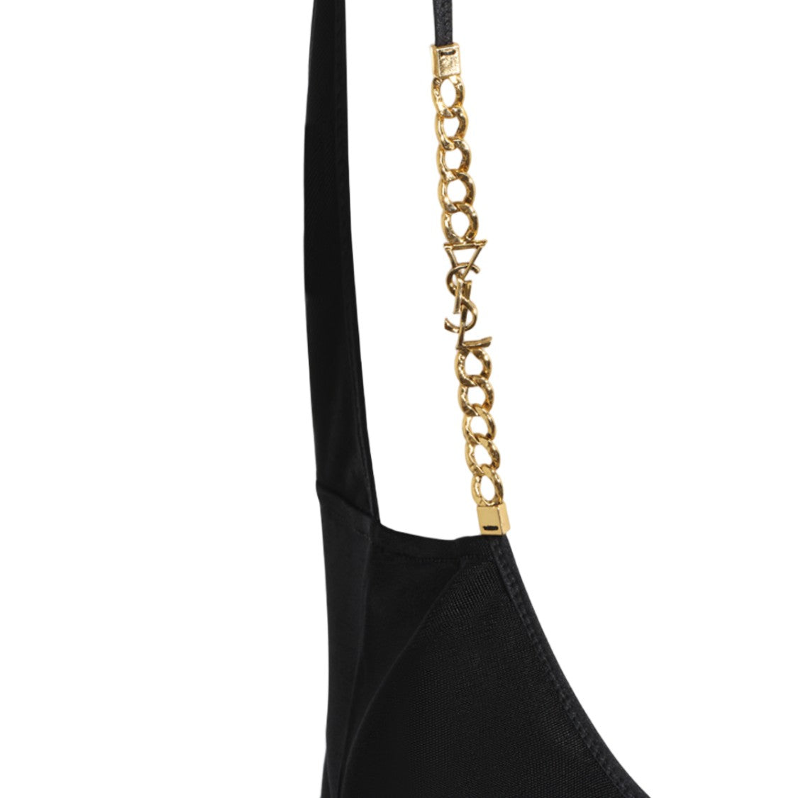 Saint Laurent Gold Chain Deep V-Neck Tank Top