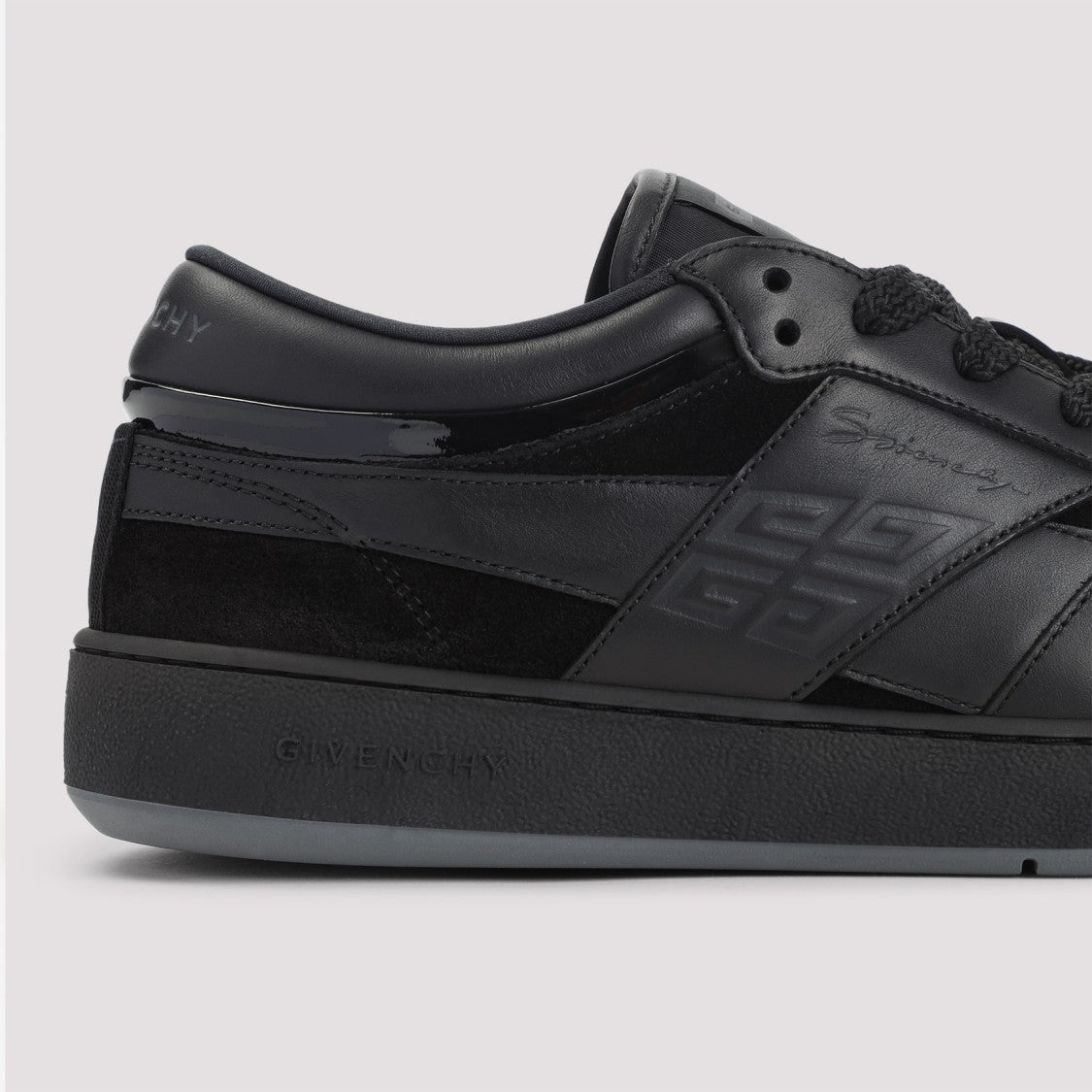 Givenchy Black Calf Leather G Move Low Sneakers