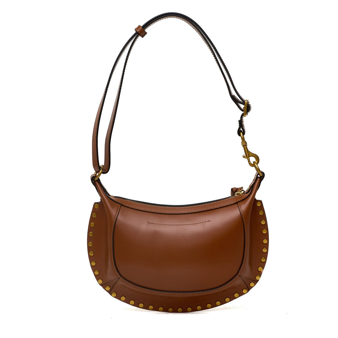 Isabel Marant Oskan Moon Textured Leather Shoulder Bag