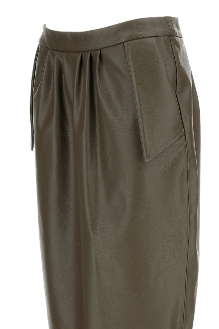 Stella Mccartney Brown Alter Mat Midi Skirt