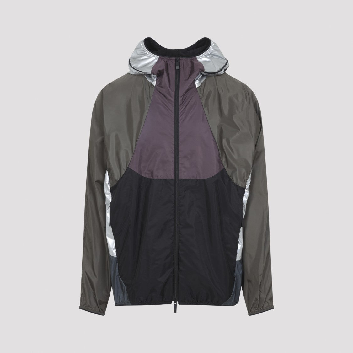 Moncler Color-Block Metallic Finish Jacket