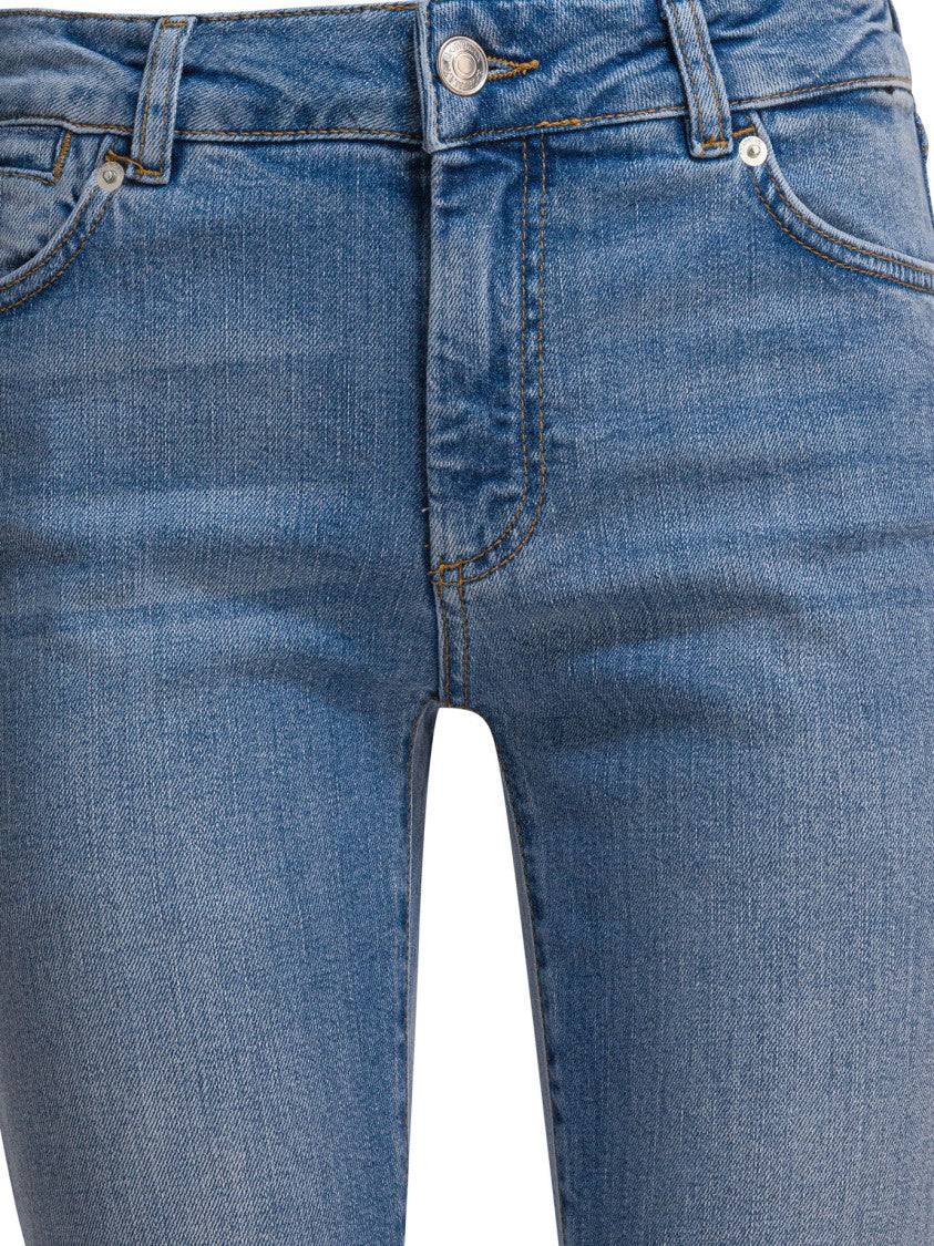 Max Mara Mid-Rise Blue Denim Jeans