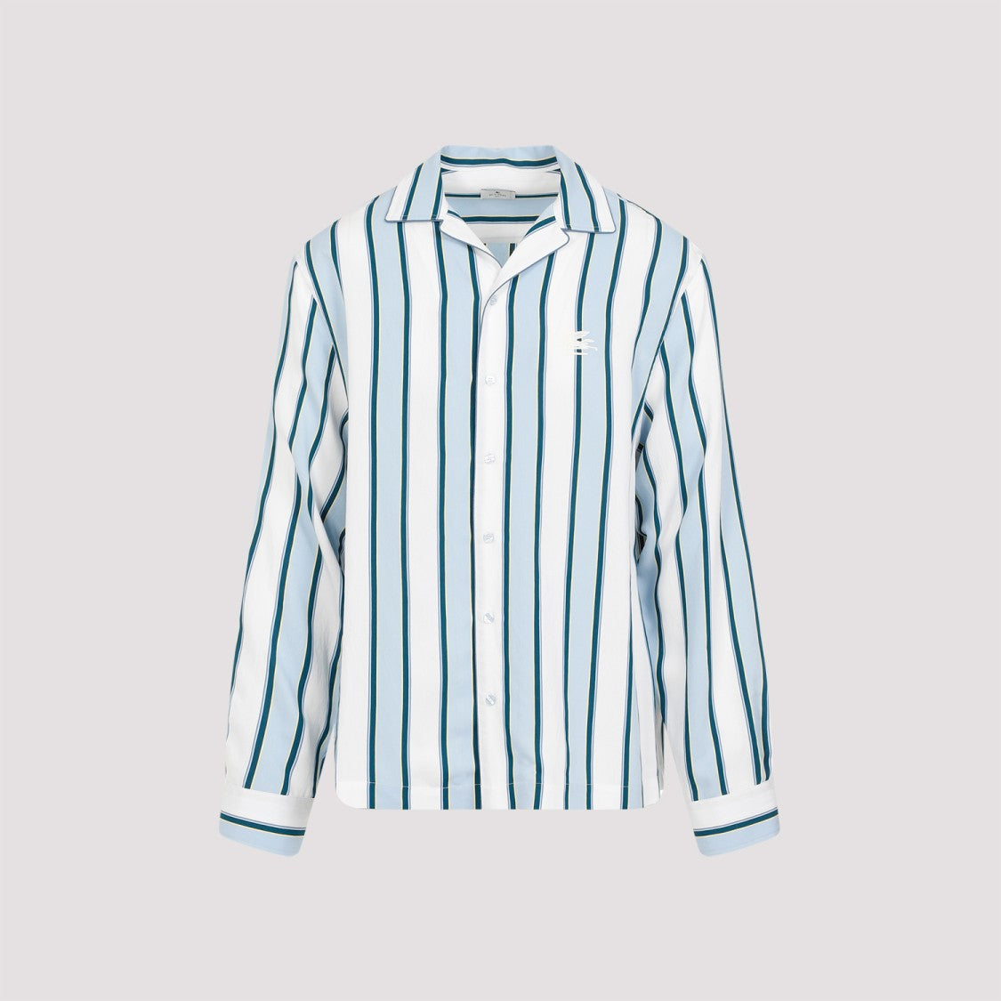 Etro Striped Bowling Viscose Shirt