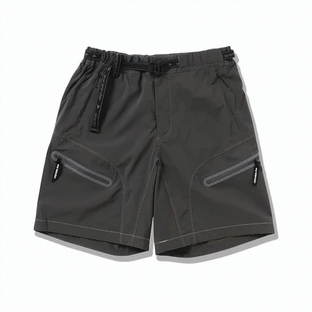 And Wander Functional Grey Shorts With Reflective Detailing