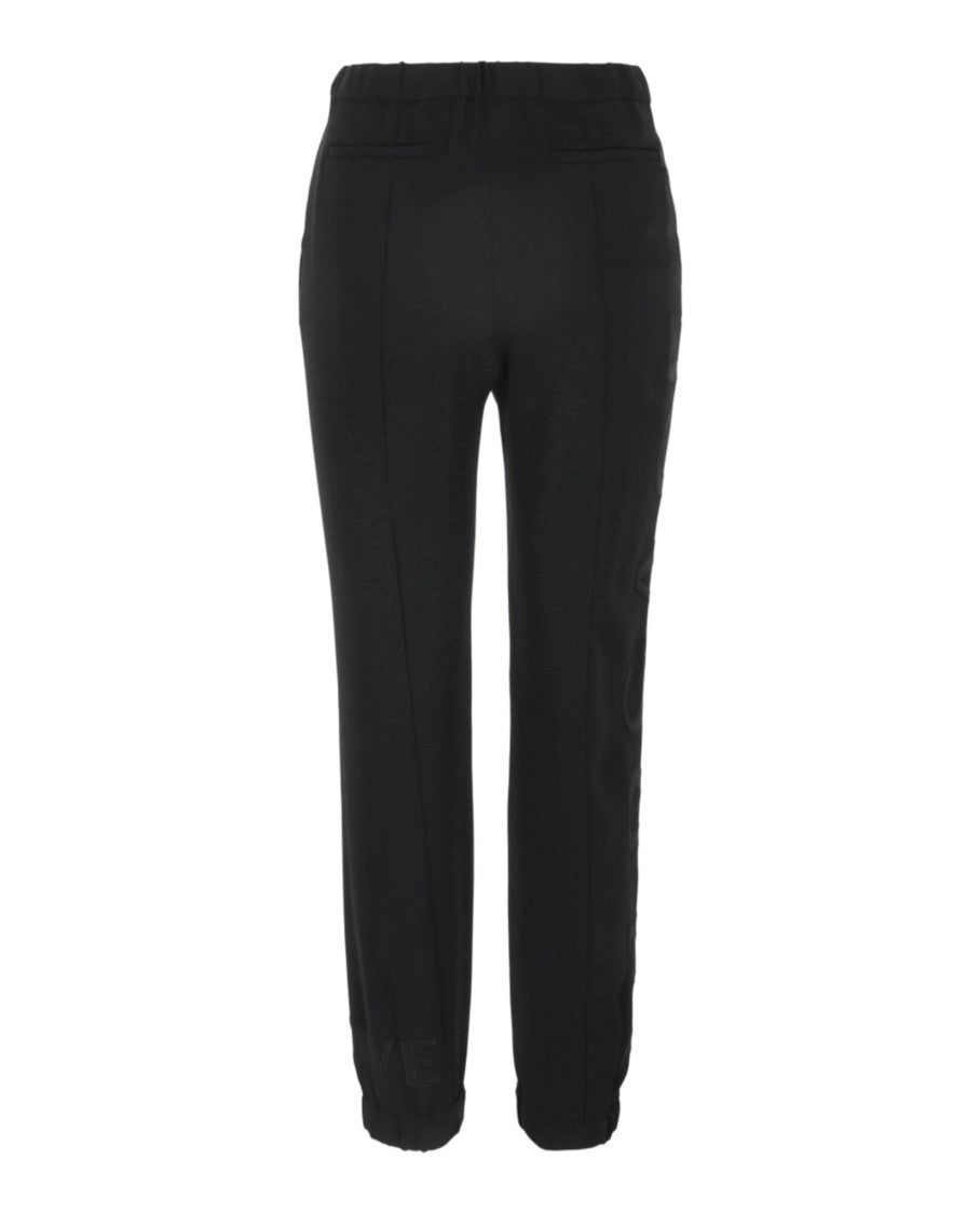 Versace Embroidered Logo Trousers