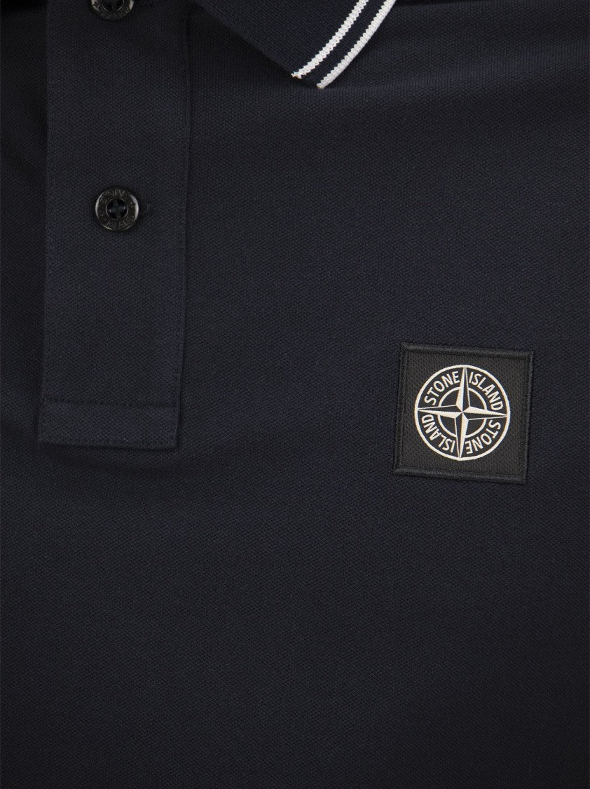 Stone Island Slim Cotton Polo Shirt