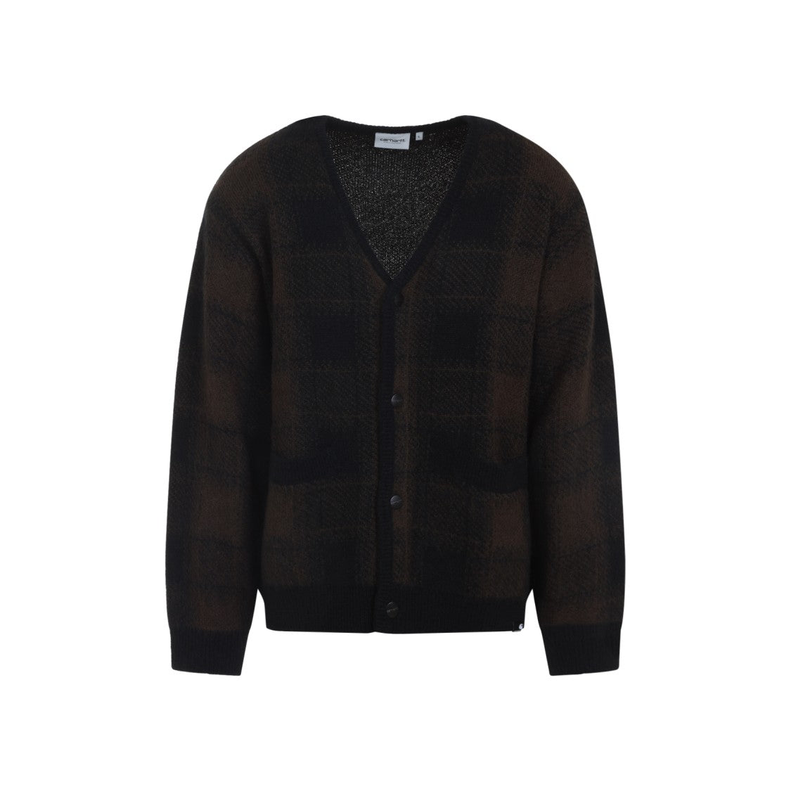 Carhartt Wip Everson Black Alpaca Cardigan