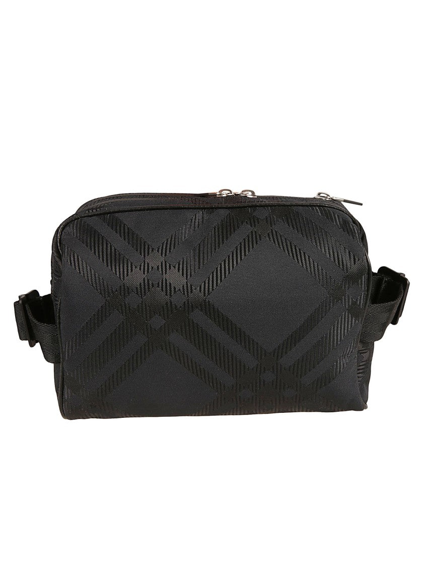 Burberry Textured Black Nylon Bag