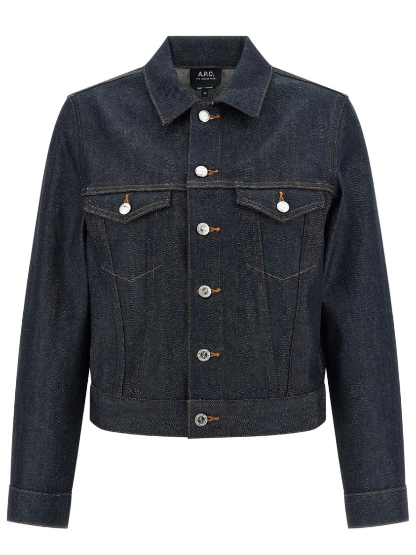 A.P.C. A.P.C. Dion Cropped Denim Jacket