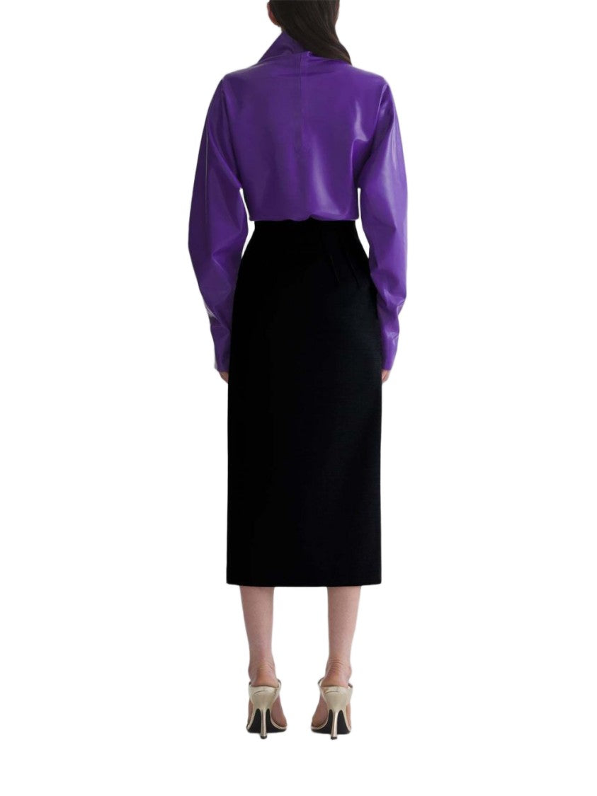 Mugler High-Waisted Black Skirt