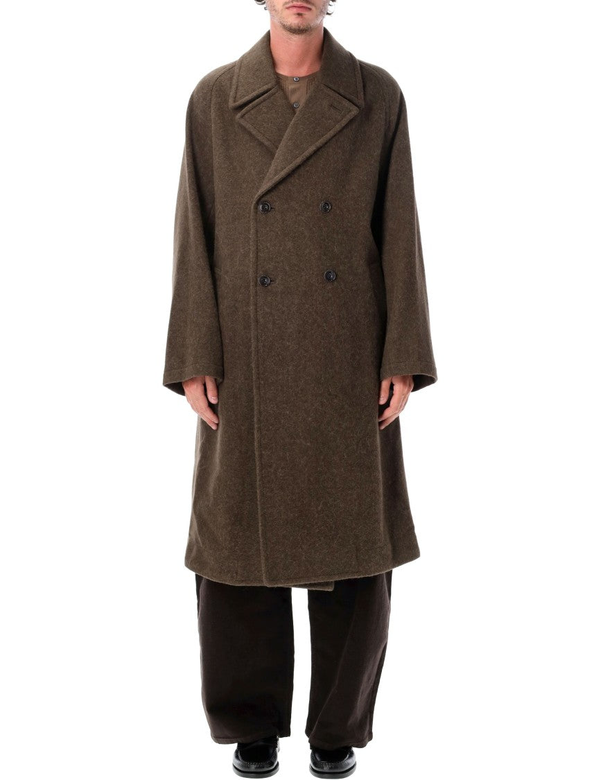Lemaire Oversized Wide Lapel Double-Breasted Coat