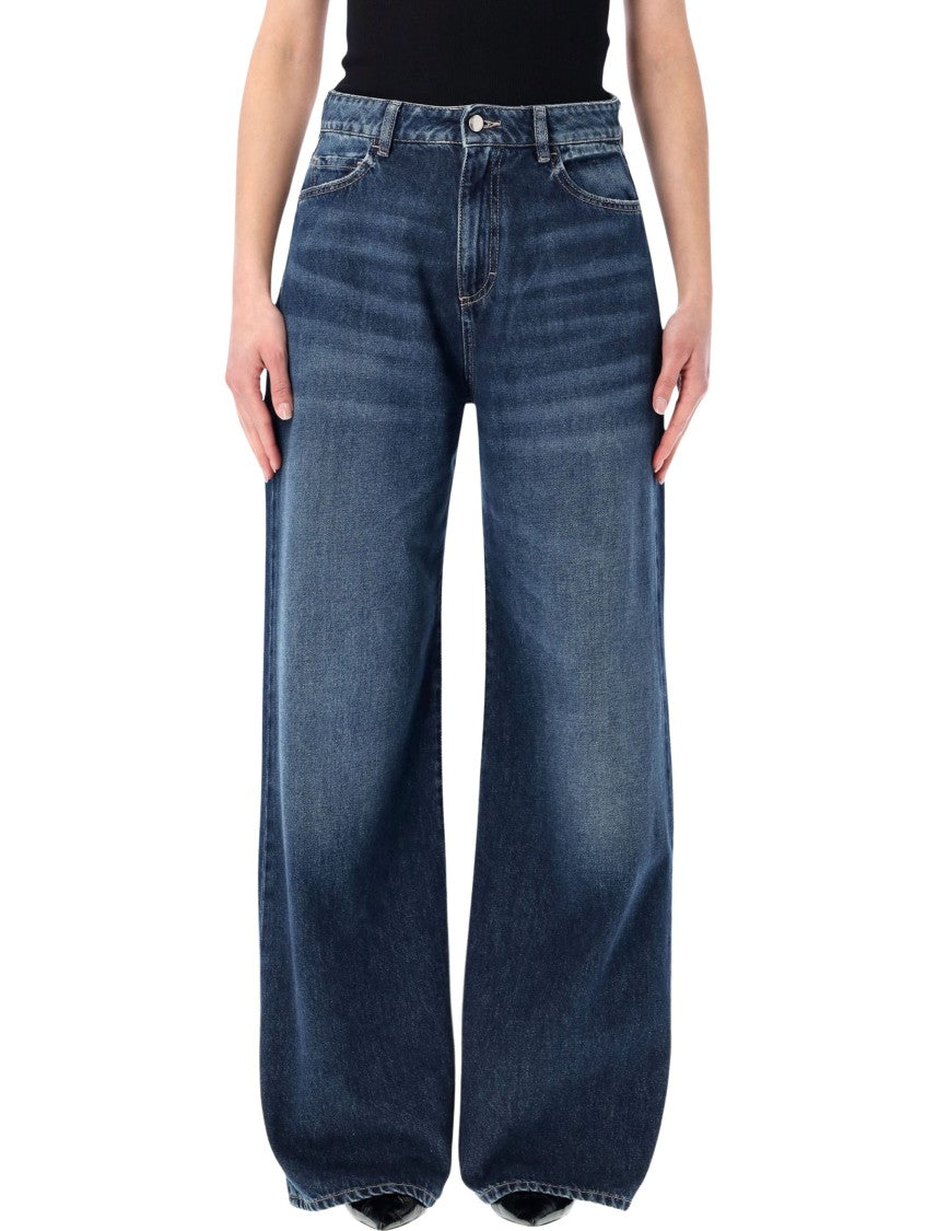Icon Denim Debby Wide-Leg Cotton Jeans