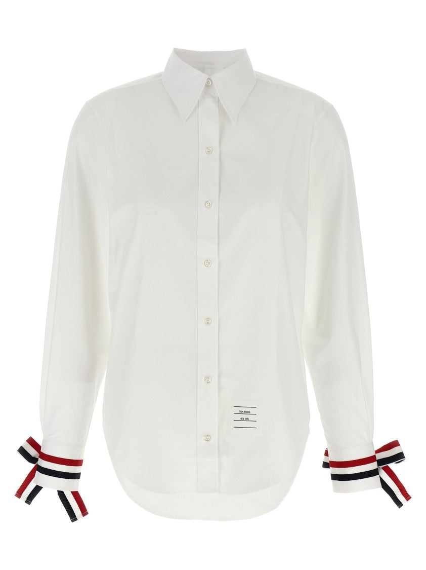 Thom Browne Rwb Tape Cuffs Shirt