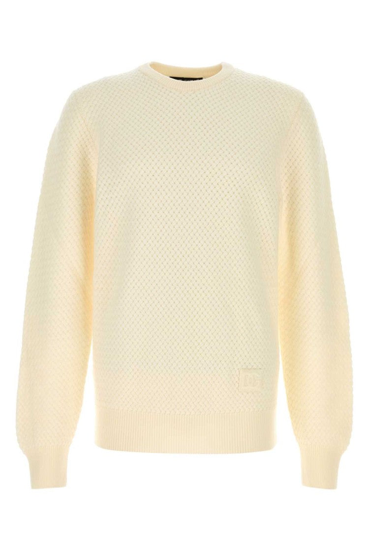 Dolce & Gabbana Ivory Wool Sweater