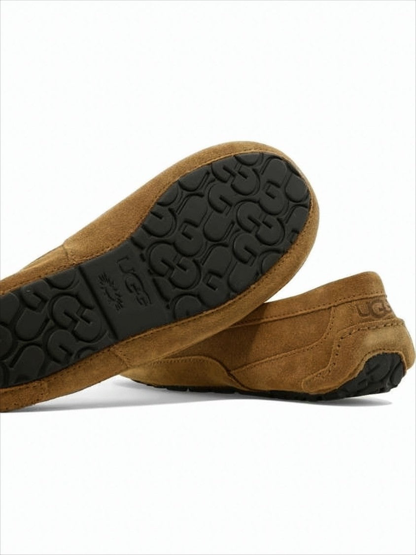 Ugg Suede Loafers With Plush Wool-Lyocell Lining