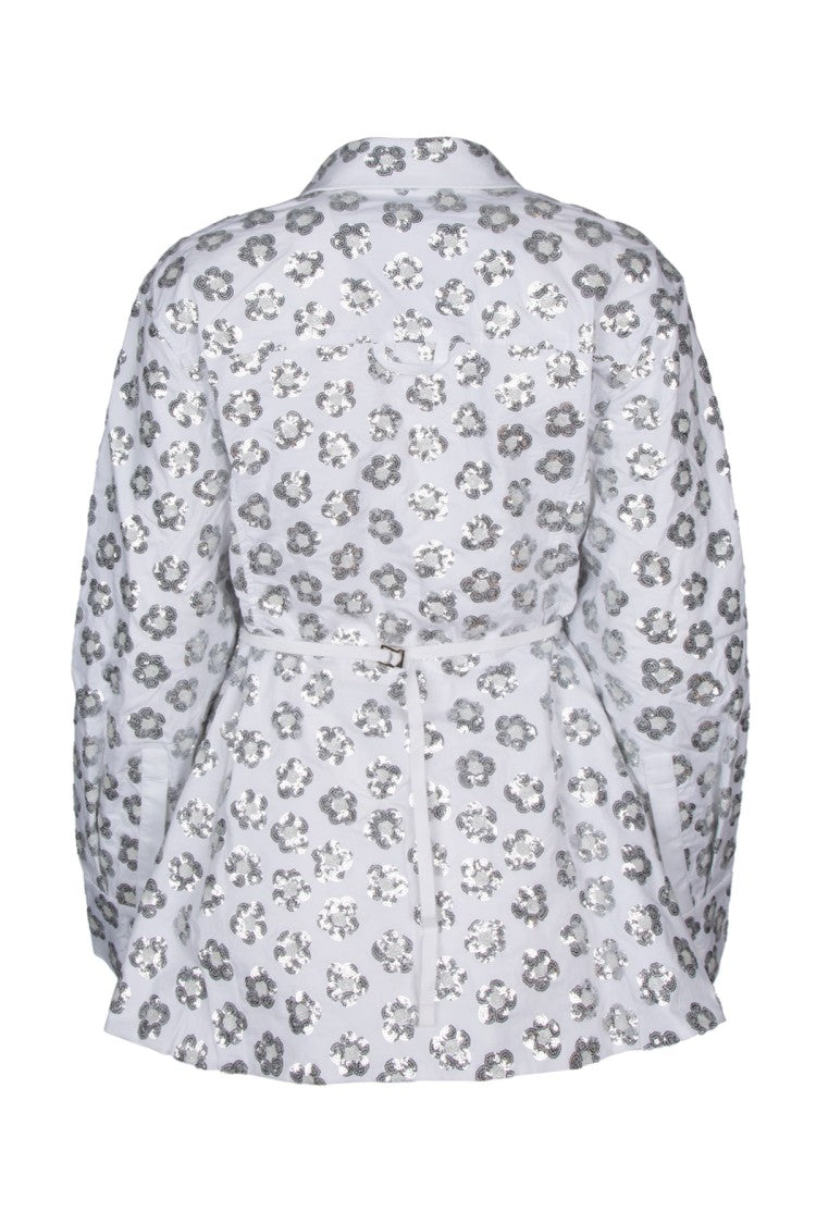 Jacquemus Floral Print Shirt With Cinched Waist