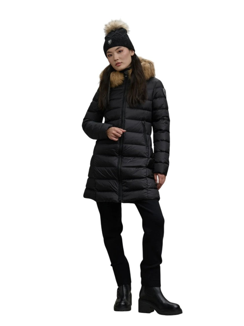 Blauer Quilted Long Coat