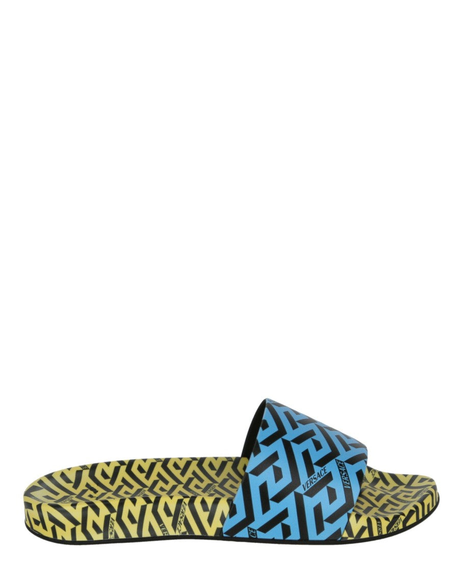 Versace Greca Print Slides