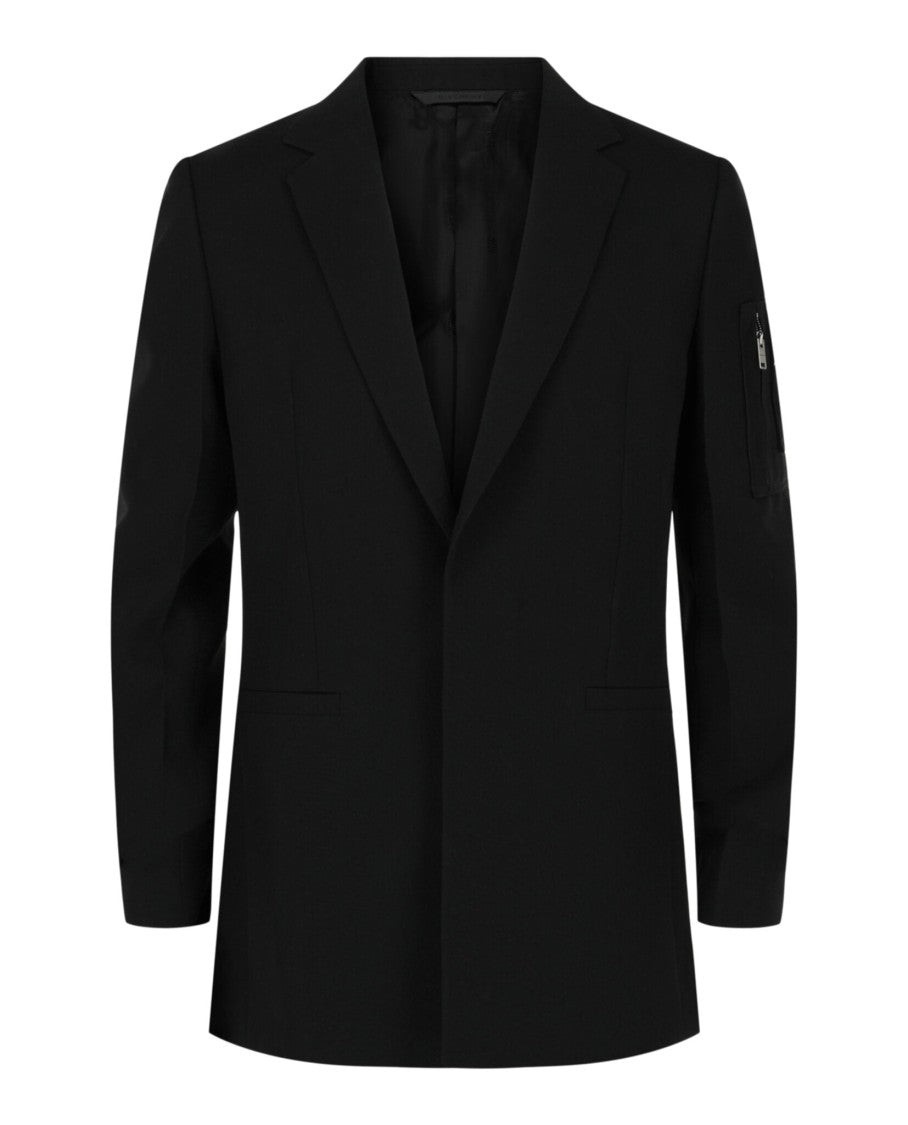Givenchy Tailored Black Slim Fit Blazer With Notched Lapels