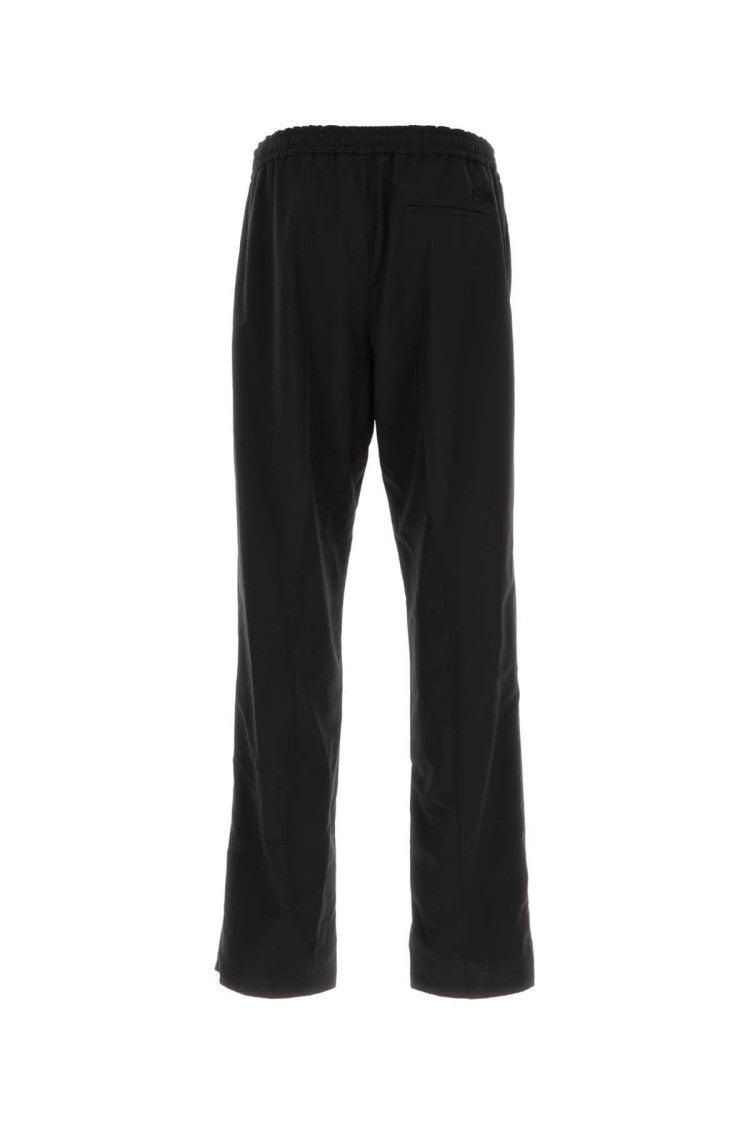 Salvatore Ferragamo Black Wool Blend Pant