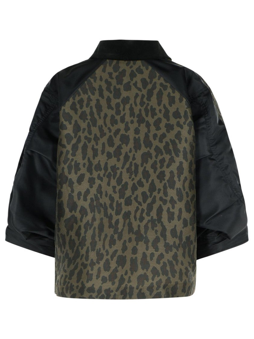 Sacai Brown Polyester Jacket