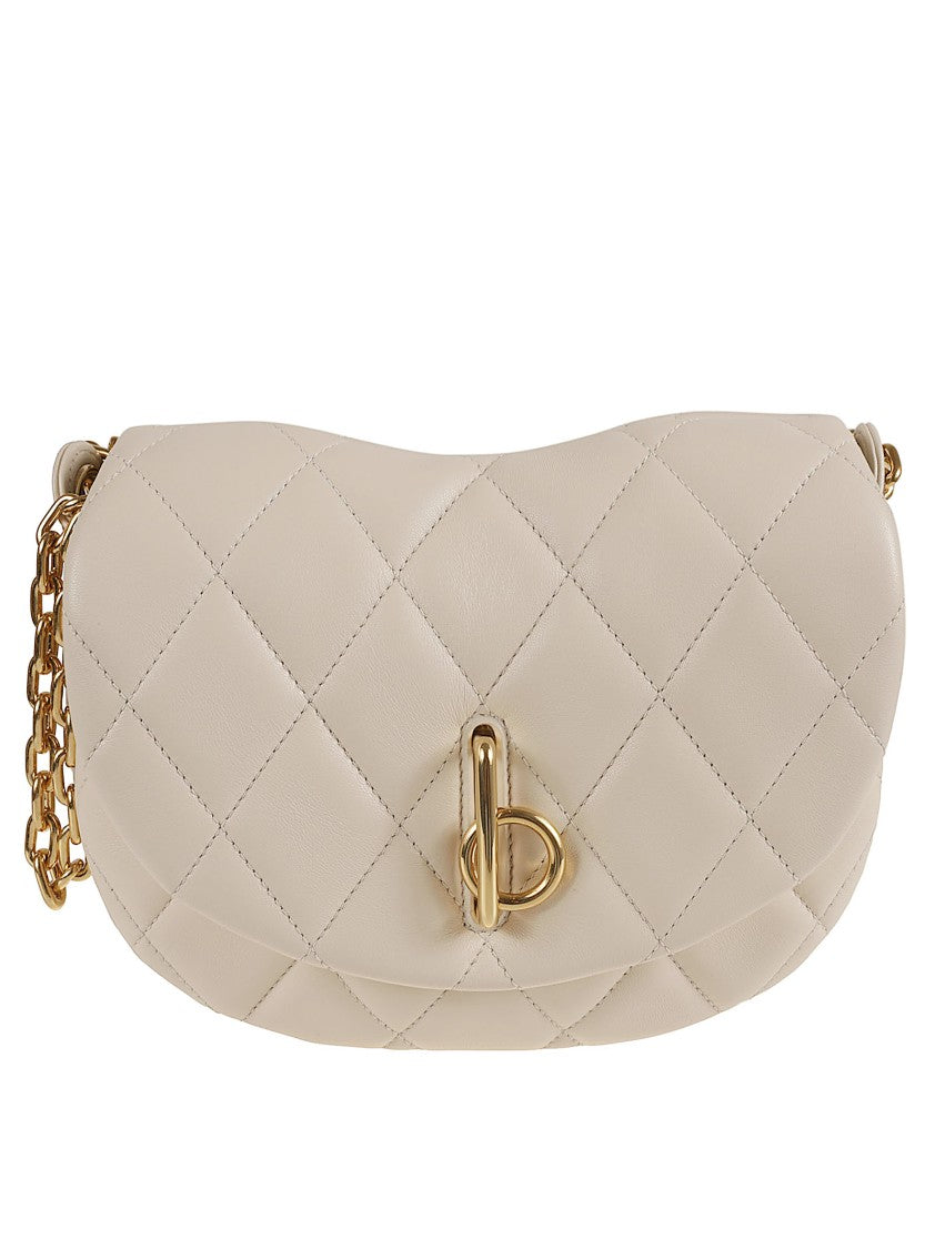 Burberry Quilted Almond Beige Shoulder Bag