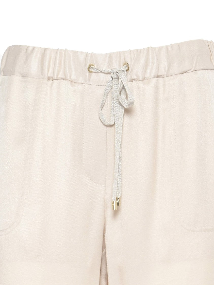 Lorena Antoniazzi Relaxed-Fit Pants With Soft Sheen