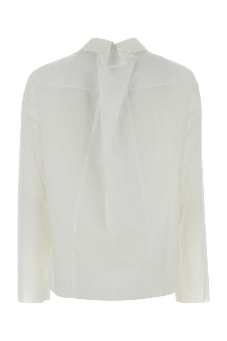 Mm6 By Maison Margiela White Poplin Shirt