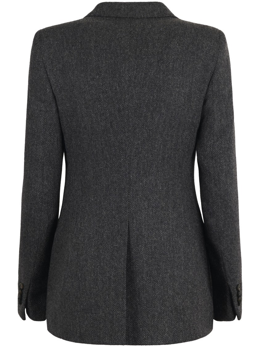 Tagliatore Tailored Virgin Wool And Cashmere Jacket