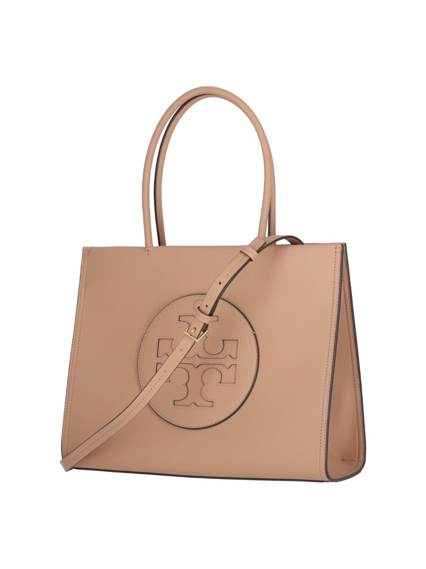Tory Burch "Ella Bio" Small Tote Bag – Beige