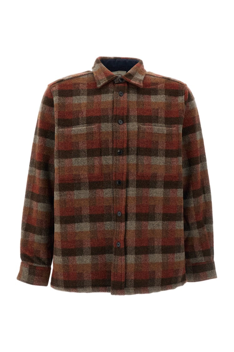 Portuguese Flannel Multicolor Check Wool Flannel Overshirt