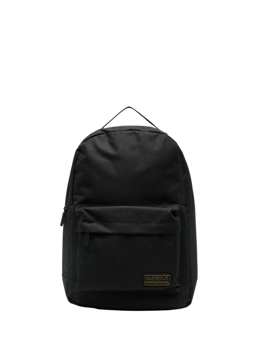 Barbour Knockhill Essential Black Nylon Backpack