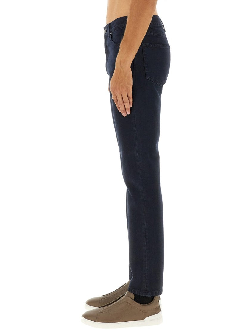 Zegna Classic Straight-Leg Denim Pants