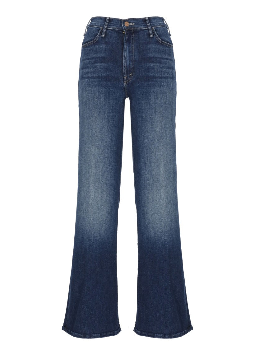 Mother Blue The Hustler Roller Jeans