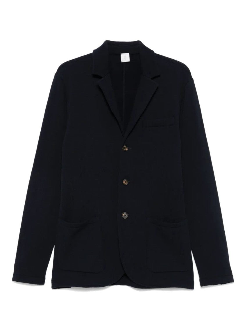 Eleventy Single-Breasted Knitted Blazer