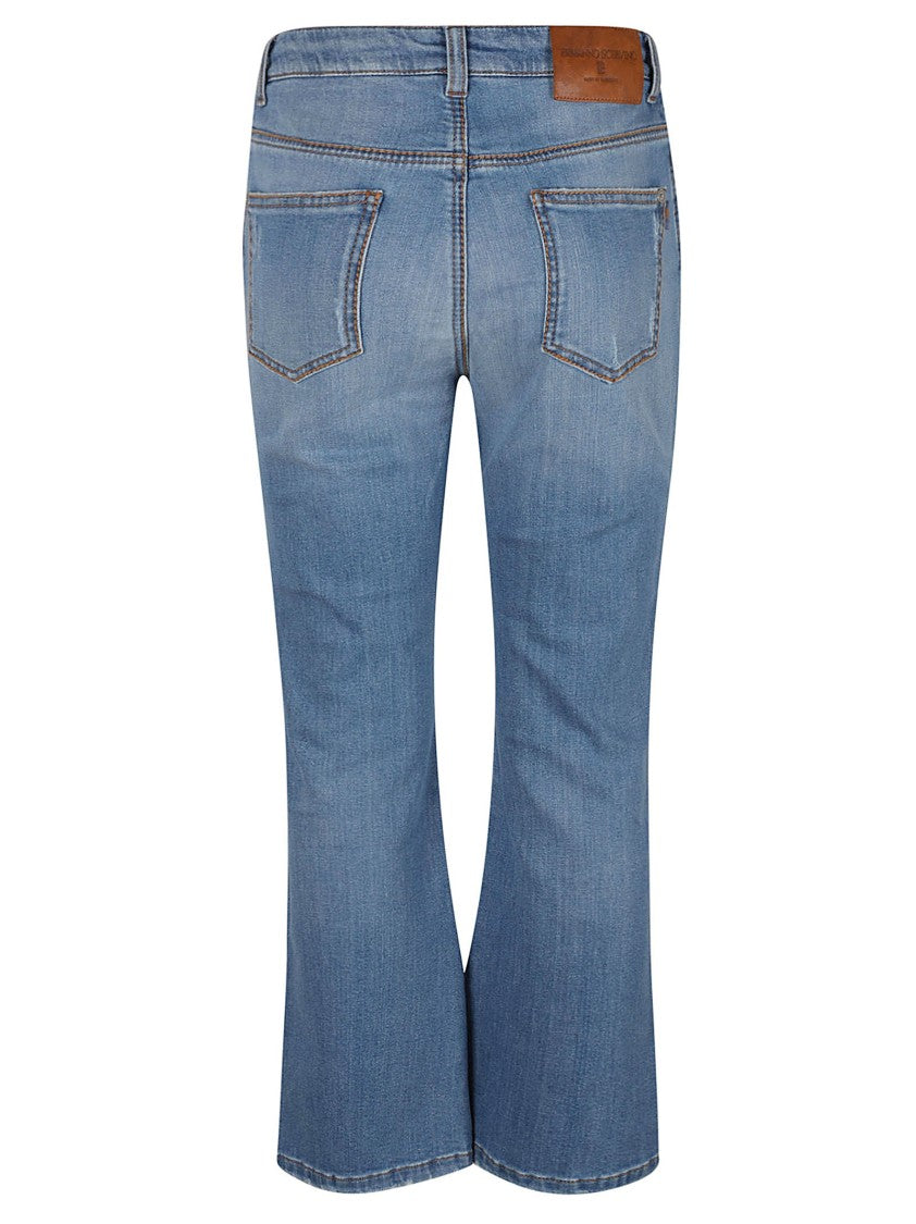 Ermanno Scervino Straight-Leg Jeans With Flared Hem